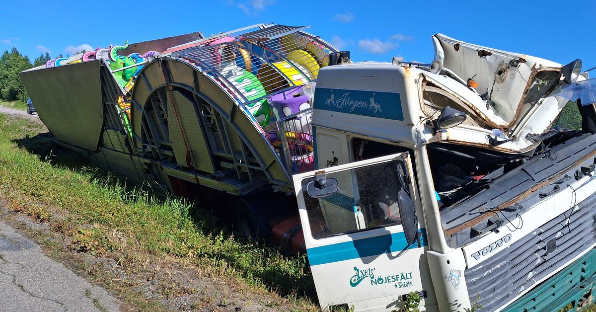 Barnkarusell kördes i diket – används nu på festival i Boden