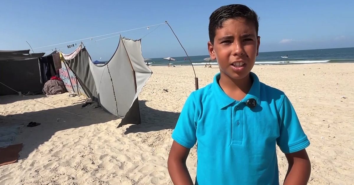 Gaza: Han flydde striderna vid gula linjen
