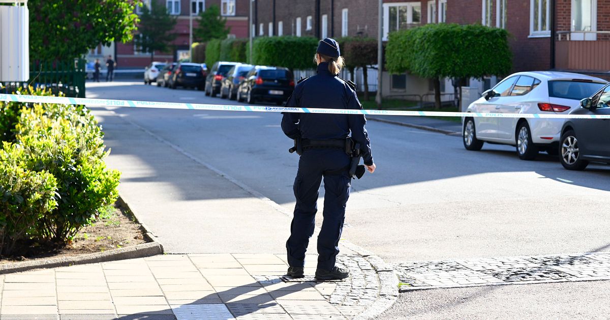 Explosion vid flerfamiljshus i Landskrona