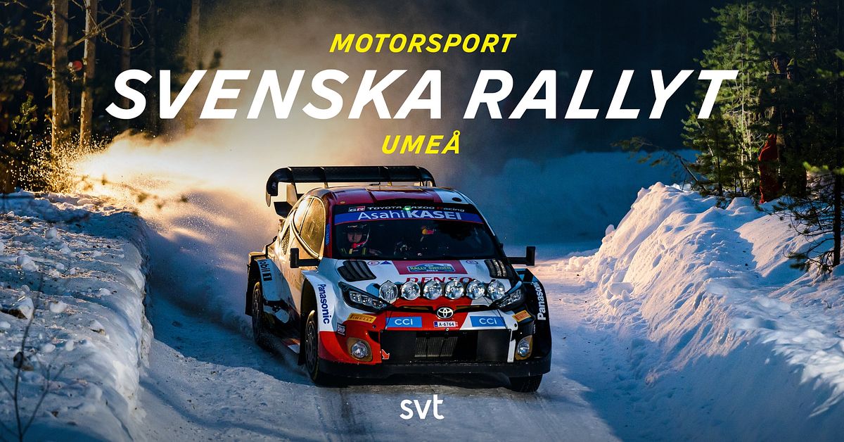 Följ allt om Svenska rallyt 2024 i Umeå SVT Nyheter