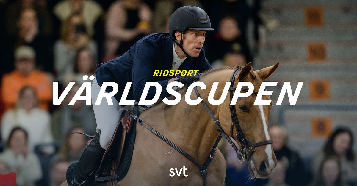Ridsport Se världscupen i hoppning från Leipzig SVT Sport