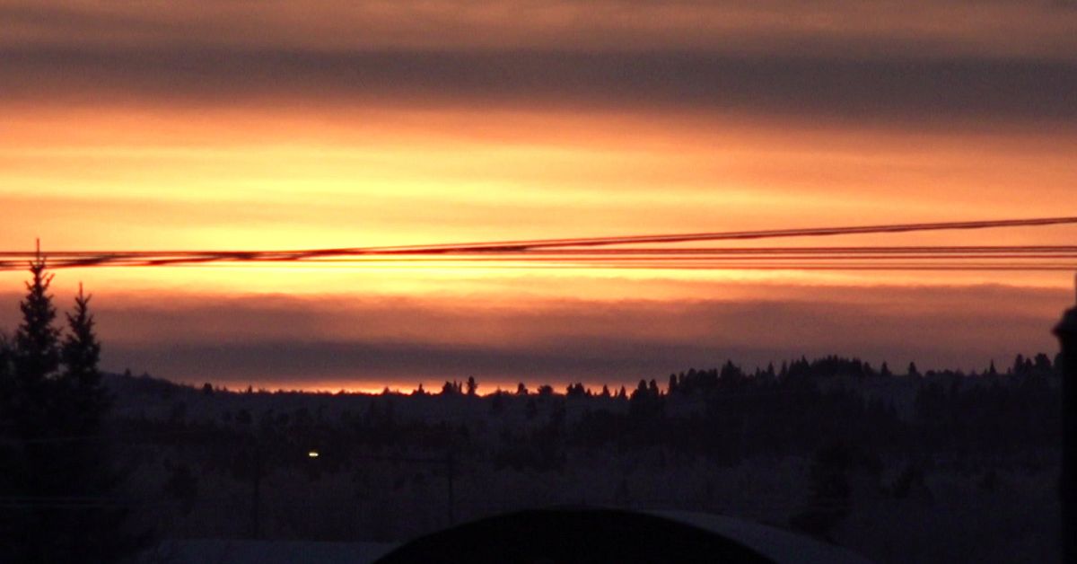 Efter tre veckor av polarnatt &ndash; solen &auml;r tillbaka i Kiruna