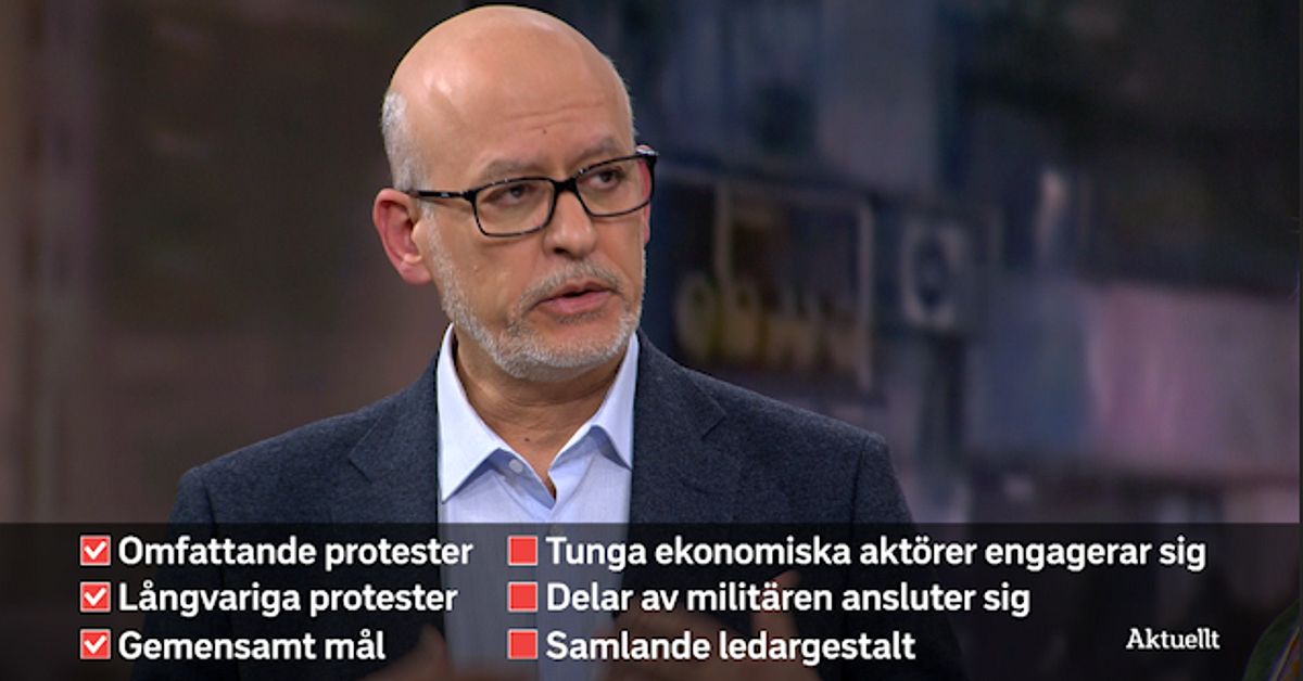 Experten: USA:s inblandning i Iran kan hj&auml;lpa eller stj&auml;lpa