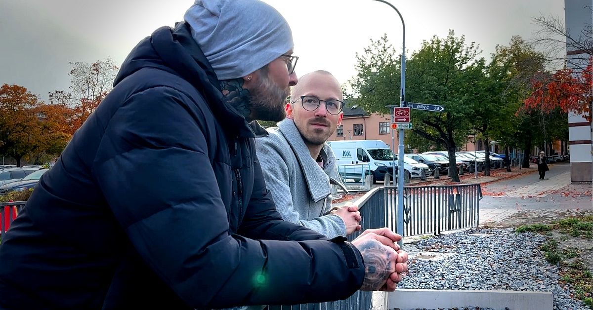 Mattias och Erik fick nya vänner i Västerås – tack vare nätträffar