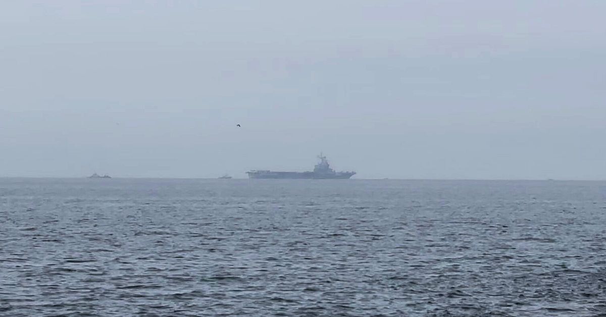 H&auml;r l&auml;mnar hangarfartyget Charles de Gaulle Malm&ouml;