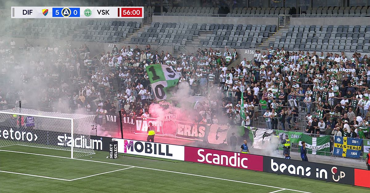 Polisen utreder misshandel efter bengalbr&aring;k i VSK-klacken