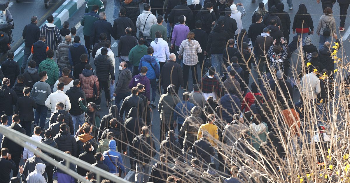 Sammandrabbningar under protesterna i Iran