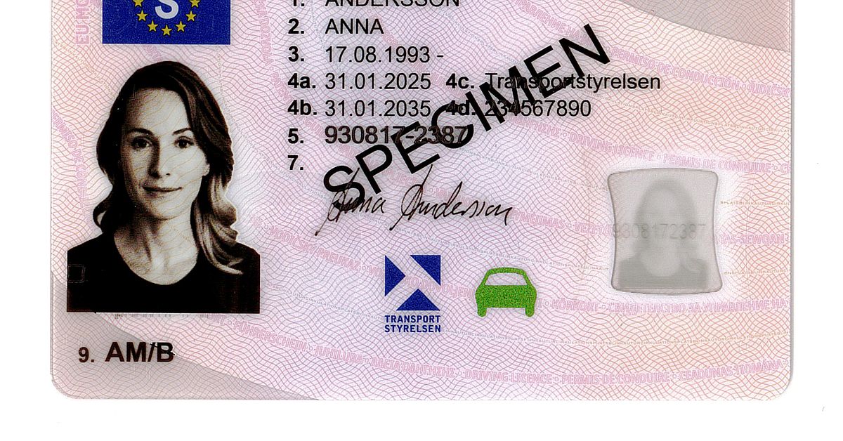 Så ser det nya körkortet ut