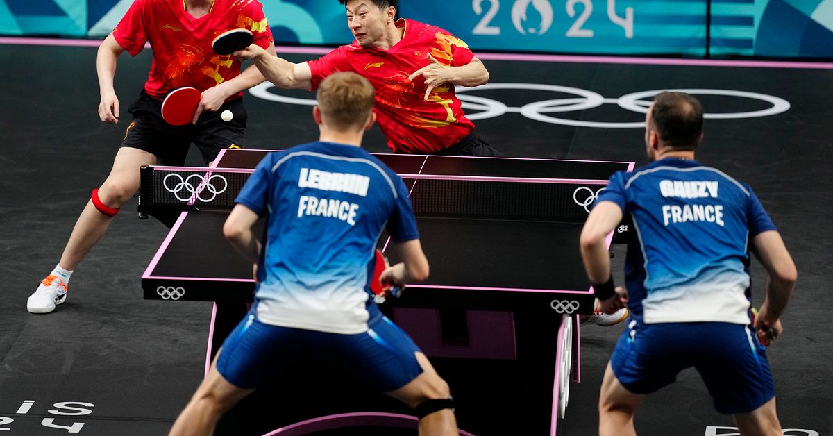 卓球：明らか：スウェーデンはオリンピック決勝で中国と対戦