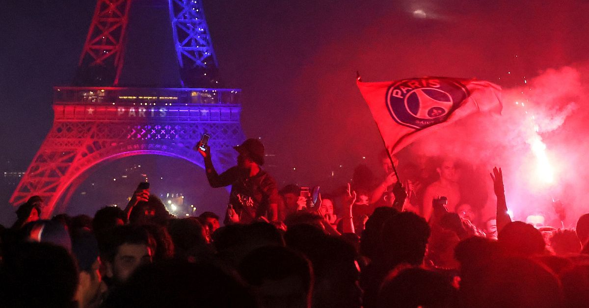 400 gripna &ndash; kaos efter Paris SG:s Champions league-titel