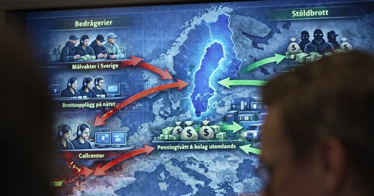 Historiskt skifte: Bedr&auml;gerier snart vanligaste brottet