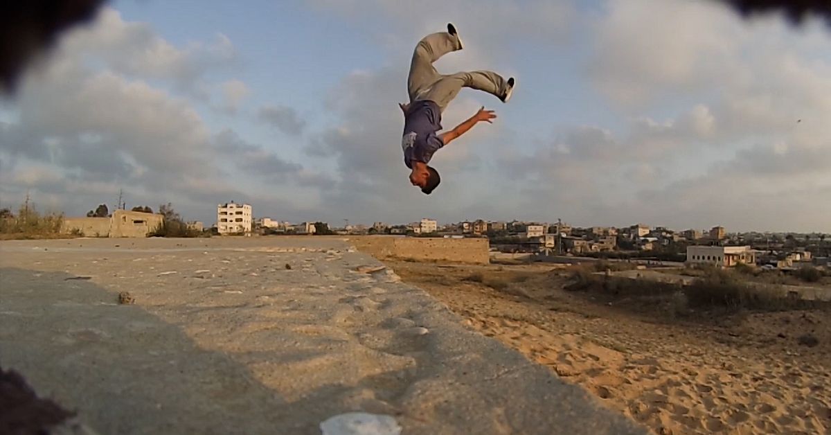 Parkour blev Ahmeds v&auml;g ut ur Gaza &ndash; skildras i &rdquo;Yalla Parkour&rdquo;