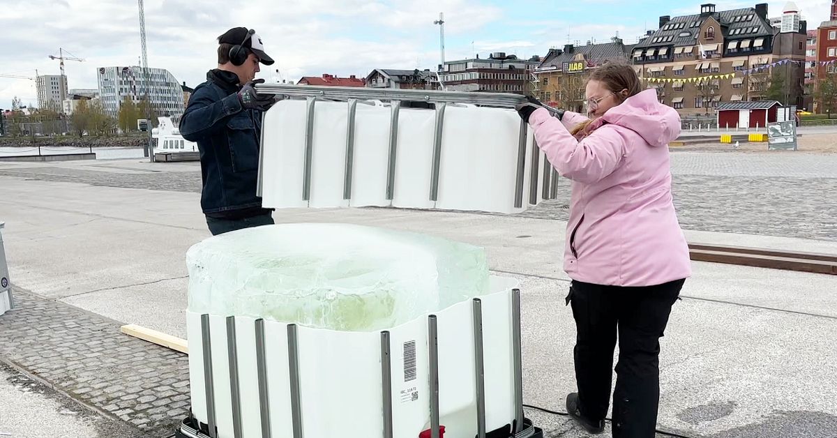 Studenternas hus i Luleå fylls med is – tävlar i att hålla värmen ute