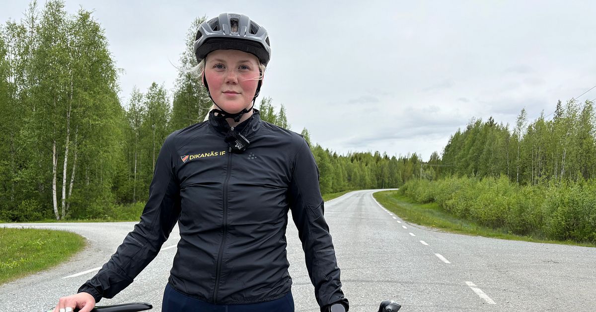 Rekordmånga unga cyklar Vätternrundan – Saga, 17, från Kittelfjäll gör debut