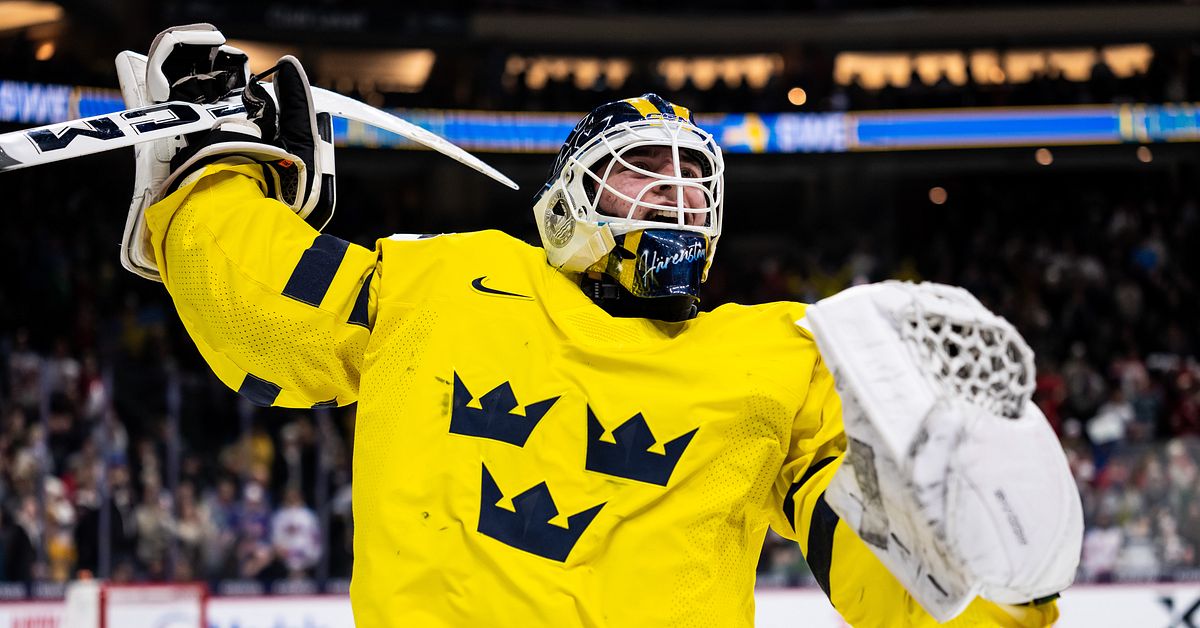 Södertälje hyllar JVM-guldhjälten Love Härenstam - sport news from SVT