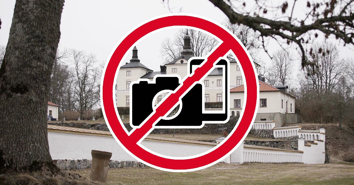 D&auml;rf&ouml;r &auml;r det olagligt att fotografera Stenhammars slott i Flen