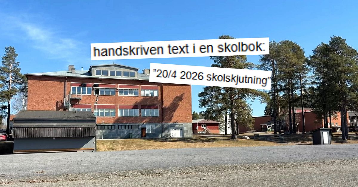Hot om skolskjutning i Krokom – skolan har distansundervisning efter ...