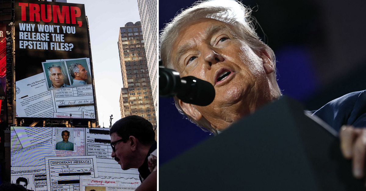 WSJ: Trump nämns i Epsteindokumenten – meddelades i maj