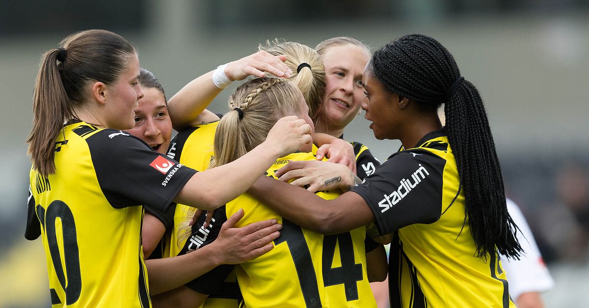 Fotboll: Ny seger för Häcken – Alice Bergström bakom allt mot BP | SVT ...