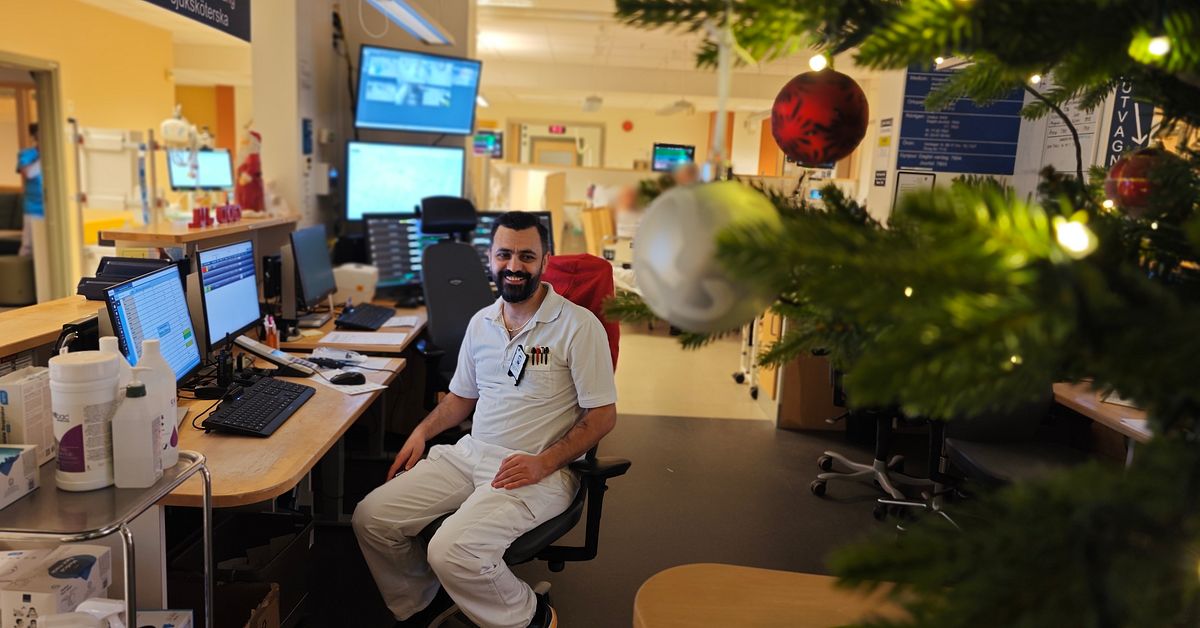 Sjuksk&ouml;terskan Bangheen tar g&auml;rna julpasset p&aring; akuten: &rdquo;V&auml;ldigt mysigt&rdquo;