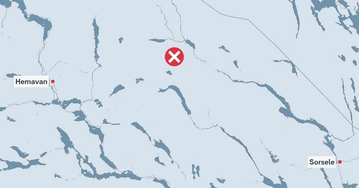 Sn&ouml;skotrar har utl&ouml;st stor lavin i Sorsele