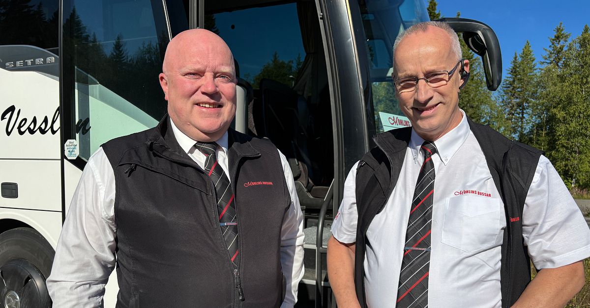 Jämtarna Janne och Benny tävlar om att bli Sveriges bästa busschaufför