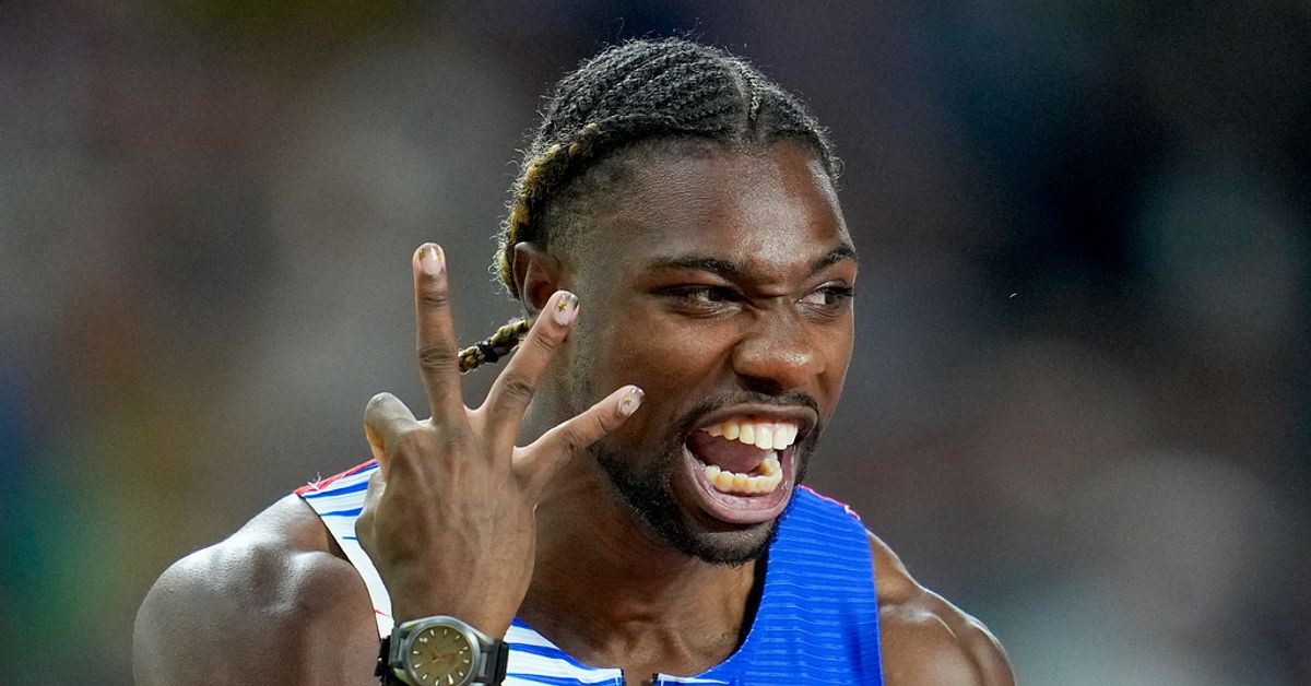 Friidrott: Noah Lyles krossade personrekordet på 60 meter | SVT Sport