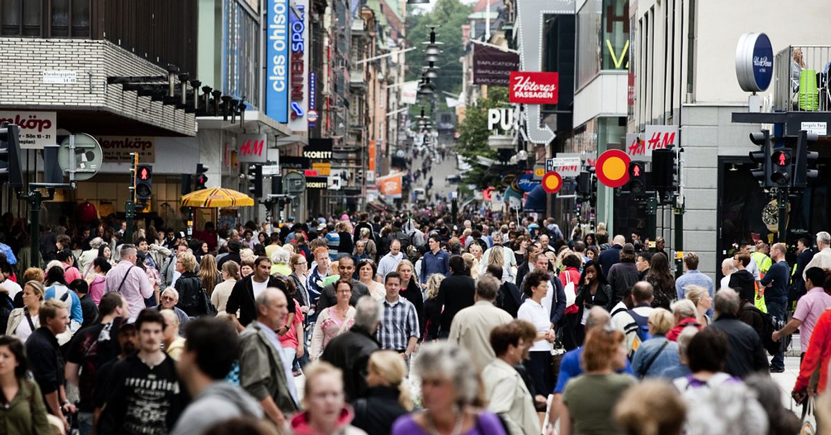 Lägsta befolkningsökningen i Sverige på 22 år