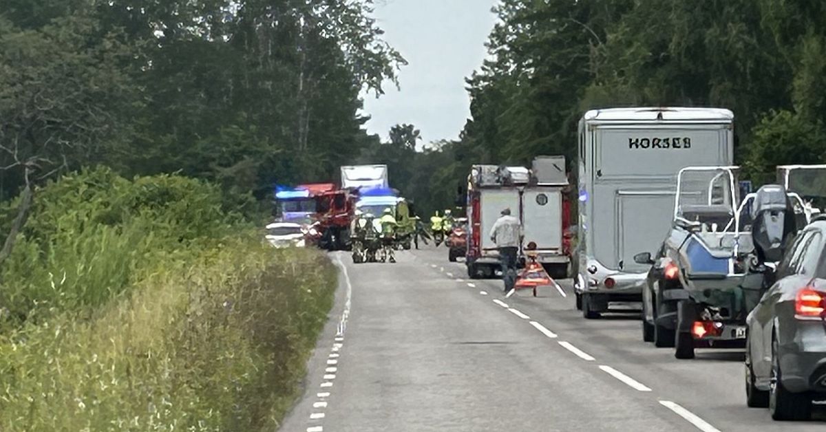 Cyklist till sjukhus efter olycka p&aring; &Ouml;land