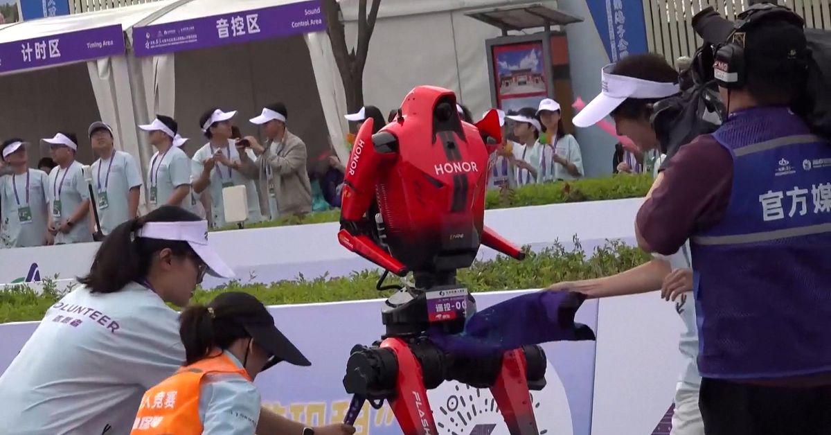 Robot krossade m&auml;nskligt rekord i Kinas halvmara