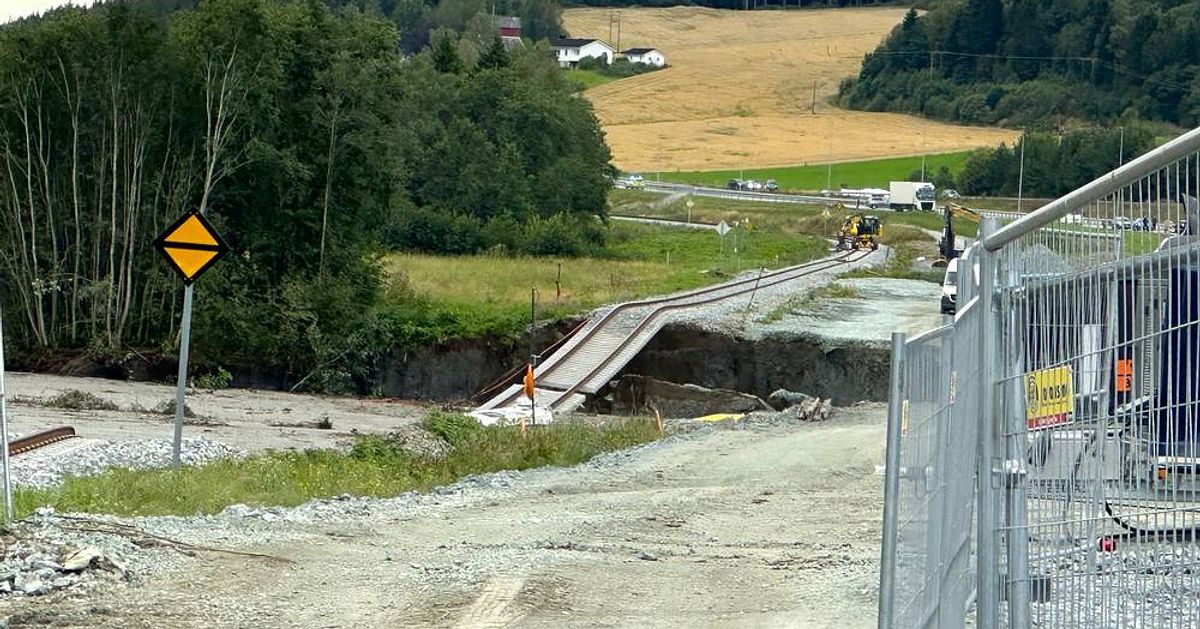 Stort ras utanför Trondheim – en person befaras död