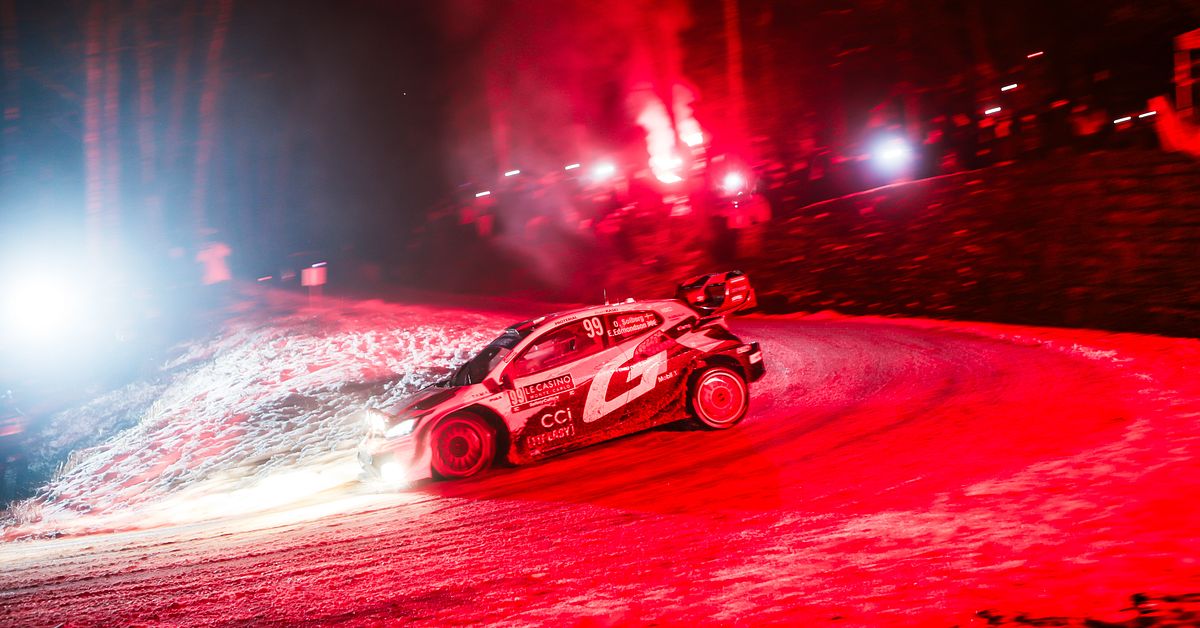 Solbergs dr&ouml;mstart i Monte Carlo-rallyt &ndash; i &ouml;verl&auml;gsen ledning