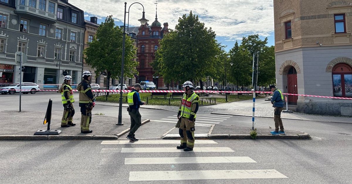 Misst&auml;nkt farligt f&ouml;rem&aring;l vid Kulturmagasinet i Sundsvall &ndash; omr&aring;de avsp&auml;rrat