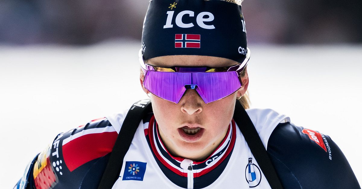 Skidskytte: Ingrid Landmark Tandrevold sköt bort Norge från VM-medalj | SVT Sport