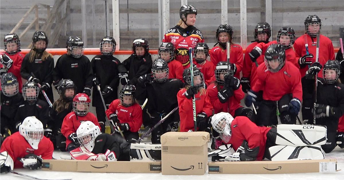 H&auml;r f&aring;r Pite&aring;s hockeytjejer bes&ouml;k av Lule&aring;stj&auml;rnan