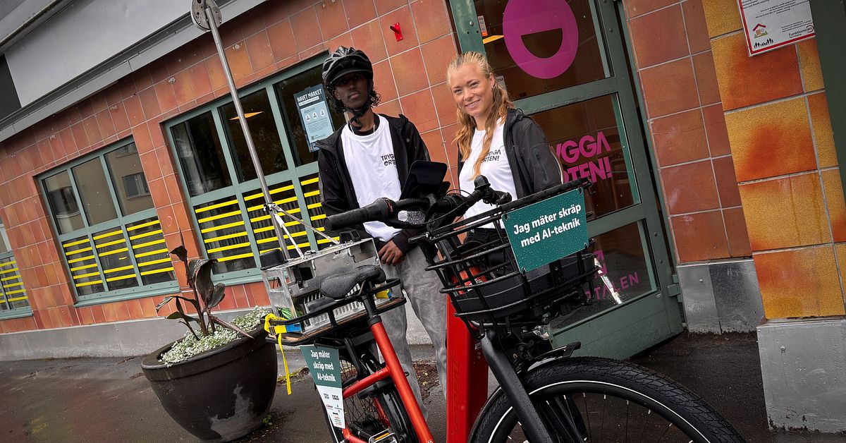 AI-cykel och sommarjobb – ny metod mot nedskräpning i Norrköping