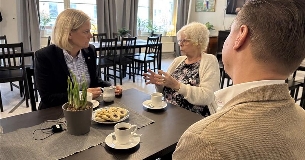 Ruts s&ouml;ndagsstek blev en snackis &ndash; &auml;ldreboendet i Arboga fick bes&ouml;k av S-ledaren