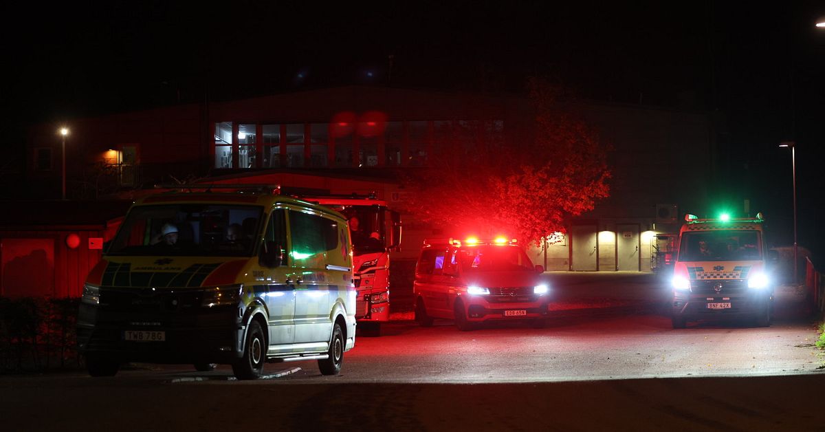 Explosion vid bostad i Södertälje