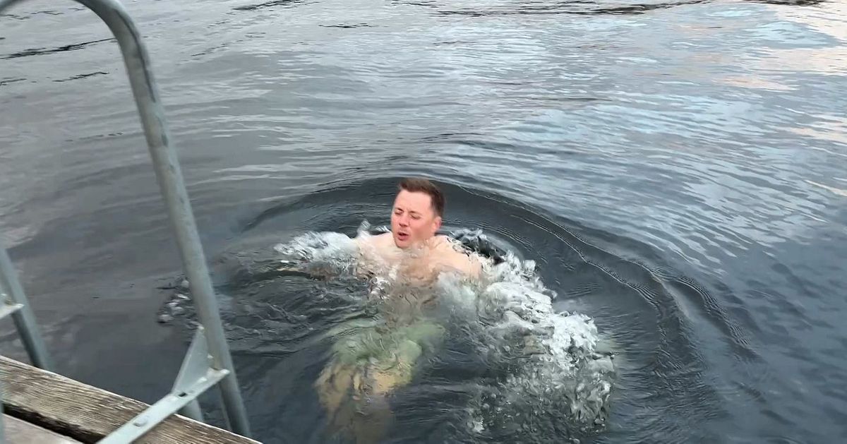 Här går jämtlänningar på kurs för att lära sig kallbada i Storsjön