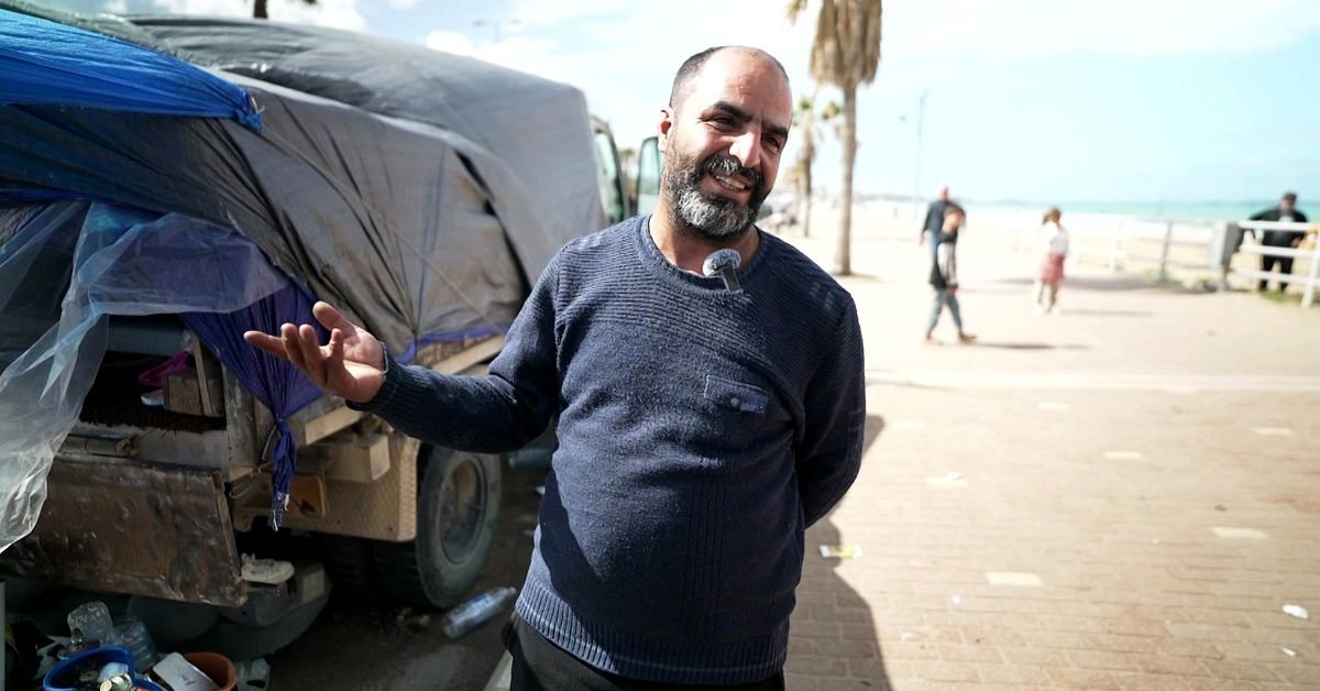 De som flydde sina hem i Libanon &auml;r kvar p&aring; gatorna