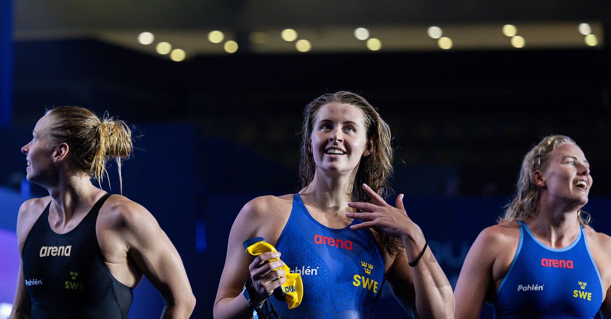 Simning SimEM 2024 Program, TVtider och svenska deltagare SVT Sport