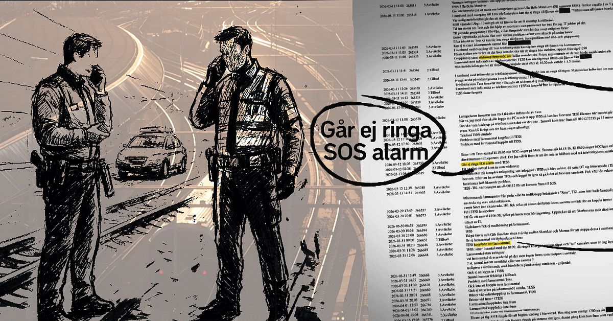 Larmen: N&ouml;dsamtal till Trafikverket bryts