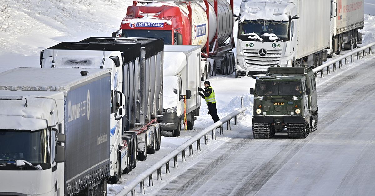 Forskarnas idé: Förbjud lastbilstrafik vid extremväder