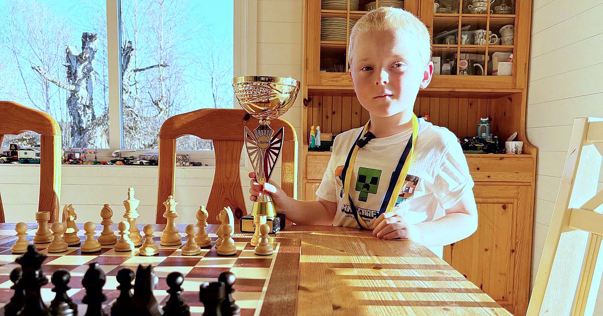 Pite&aring;bon Harald, 7 &aring;r, &auml;r b&auml;st i Sverige p&aring; schack