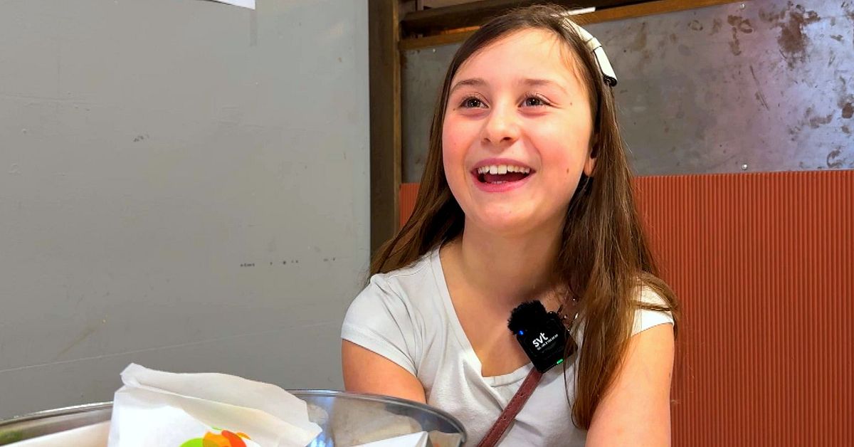 Lilli, 10, samlar pengar till barnhem i Ukraina &ndash; med godisp&aring;sar