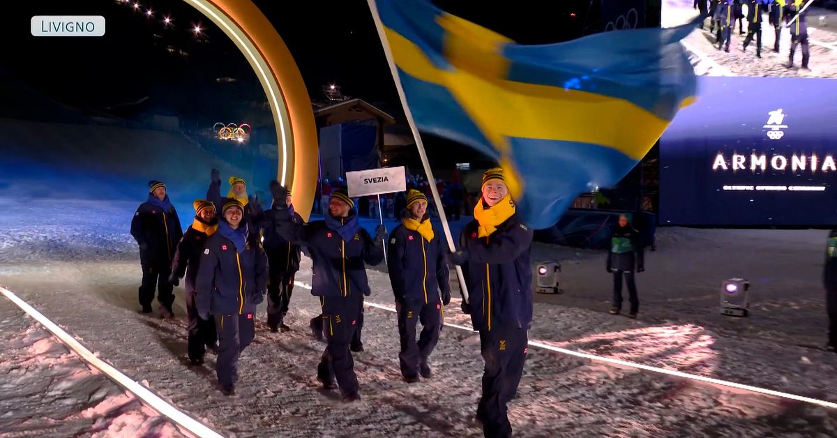 Se Sveriges entré på OS-invigningen | SVT Sport