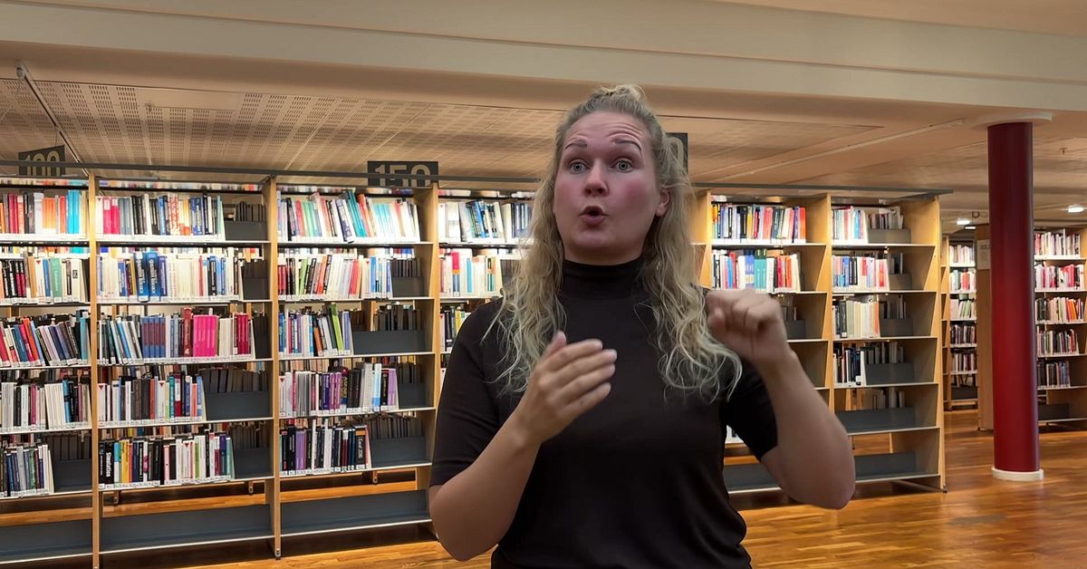 Emma sprider kunskap om brott och straff på teckenspråk