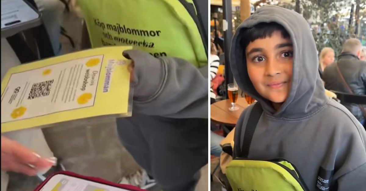 Dewin, 10, sålde flest majblommor i landet – delar med sig av bästa tricket