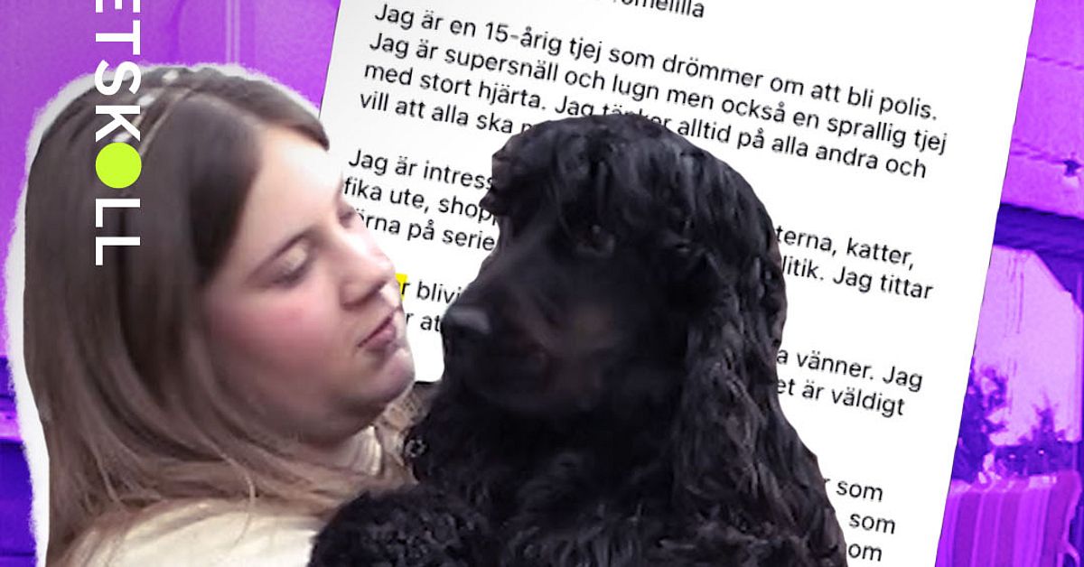 15-åriga Nova efterlyste vänner och fick napp | SVT Nyheter