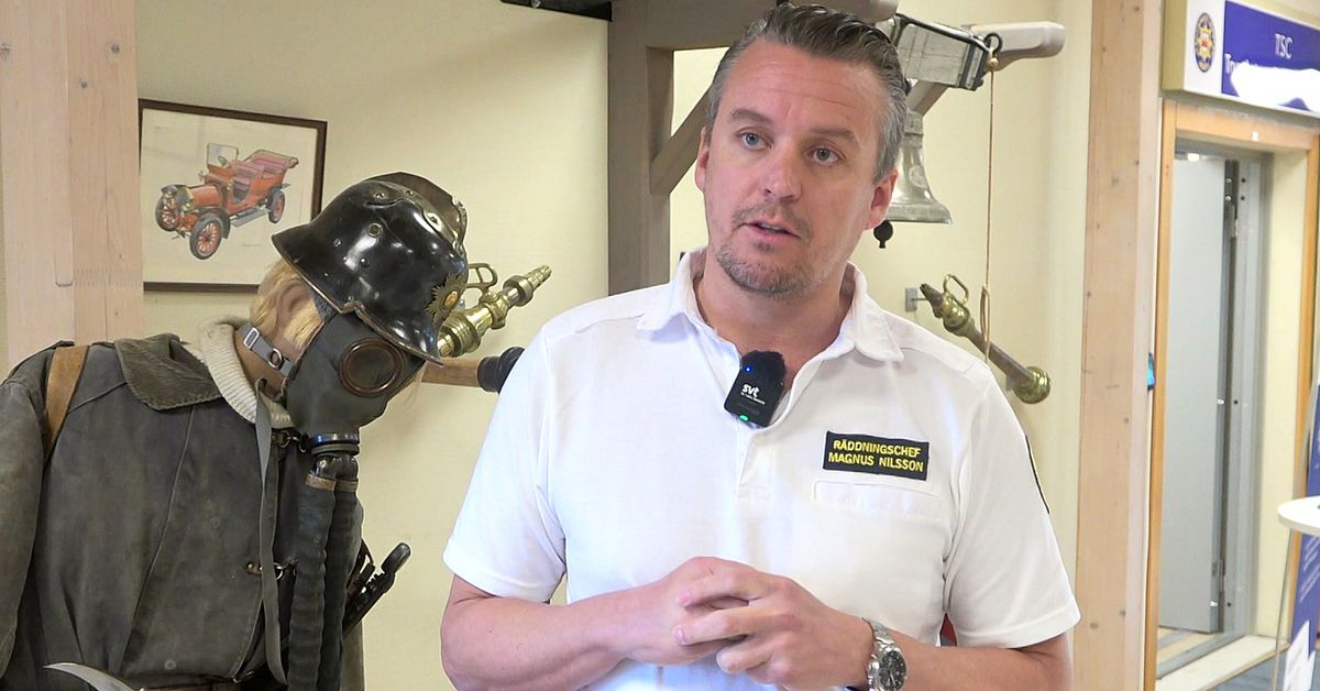 Komplicerat r&auml;ddningsarbete n&auml;r biogasdriven sopbil brann
